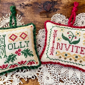 CROSS STITCH PDF Vintage Christmas Alphabet 4 by Jan Hicks Creates