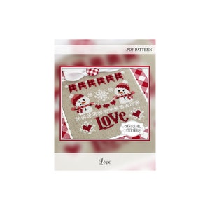 CROSS STITCH PDF Love by Cherry Hill Stitchery