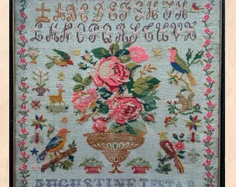 Augustine Testar, Reflets de Soie, Cross Stitch Pattern, PDF