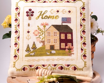 CROSS STITCH PDF Home by SamplersPrimitives
