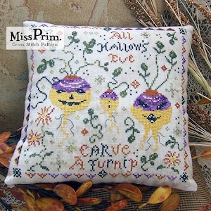 CROSS STITCH PDF Spooky Turnips by Miss Prim