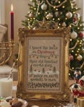I Heard The Bells Ring, Prim Stitcher Shoppe, Cross Stitch Pattern, Digital Download PDF