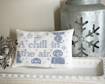 CROSS STITCH PDF Winter Chill by Emily Call Stitching