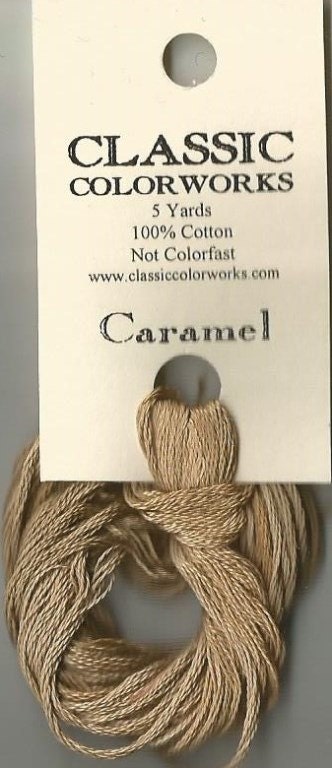 CARAMEL - Classic Colorworks • 6-Strand Embroidery Floss for Cross St…