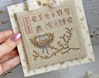Nesting Time, Stitchy Princess, Cross Stitch, Digital Download