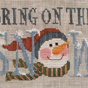 CROSS STITCH PDF Bring On The Snow by Waxing Moon Designs - Cns