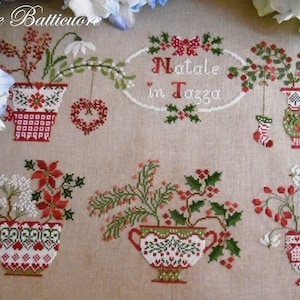 PDF POINT DE CROIX Natale In Tazza par Cuore e Batticuore