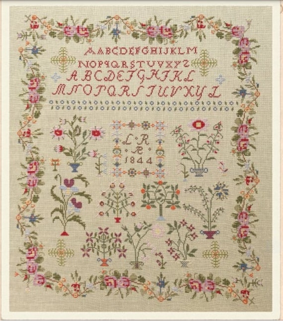 LR 1844 Cross Stitch PDF Pattern, Reflets De Soie - Etsy