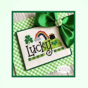 CROSS STITCH PDF Lucky by Cherry Hill Stitchery