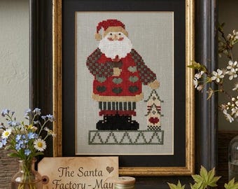 The Santa Factory-May, The Artists Collection, Cross Stitch Pattern, PDF