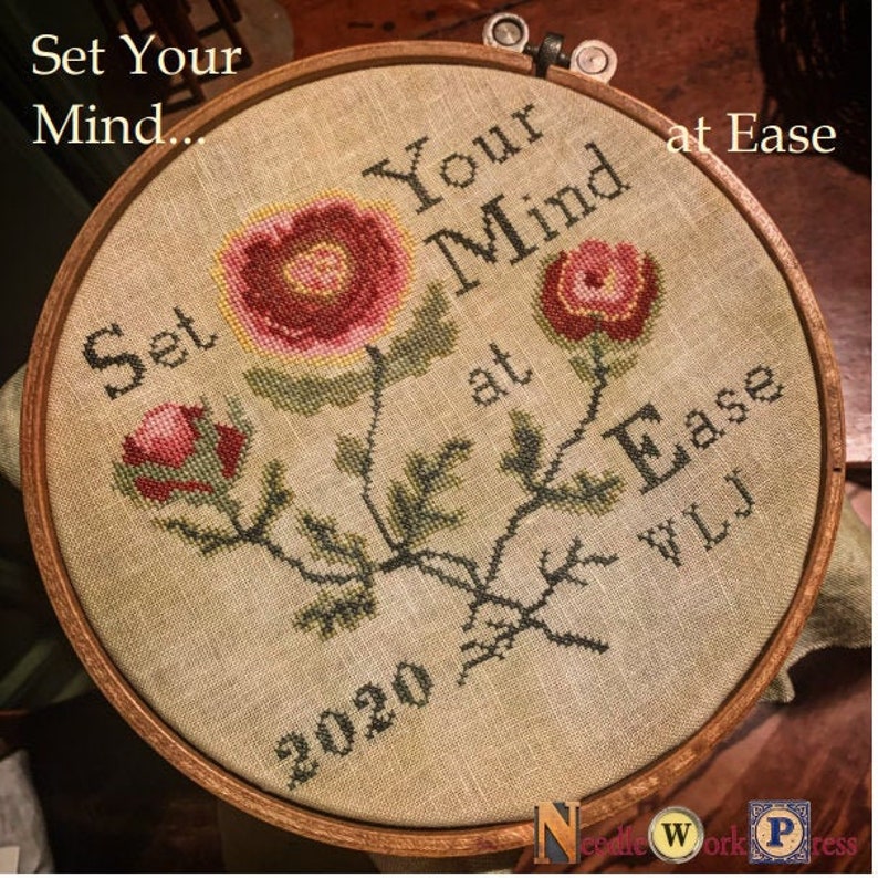 NEEDLEWORK Press Set Your Mind At Ease Counted Etsy