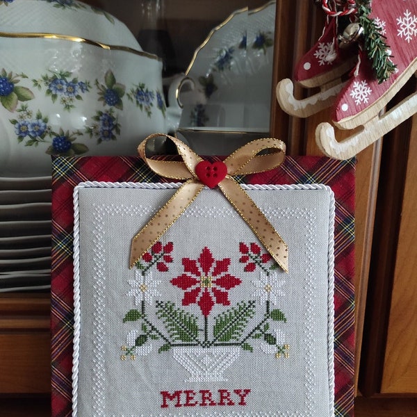 CROSS STITCH PDF Christmas Series: Merry by Vintage Tulip Design