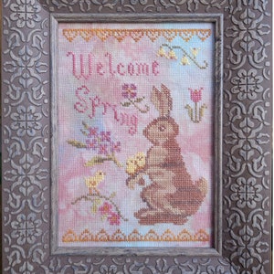 CROSS STITCH PDF Welcome Spring by Willow Hill Samplings