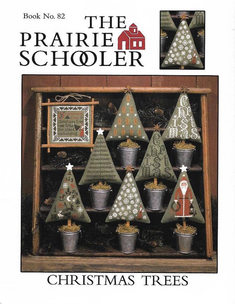 PRAIRIE SCHOOLER Christmas Trees Book 82 Counted Cross Etsy