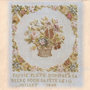 CROSS STITCH PDF Fanie Pluye 1848 by Reflets de Soie