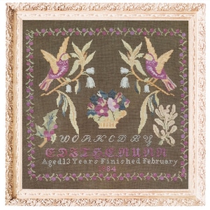 CROSS STITCH PDF Edith E Nunn 1884 by Quaint Rose Needle Arts