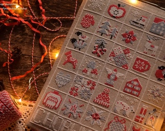 CROSS STITCH PDF December Advent Calendar by Punochka
