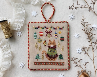PDF DOWNLOAD "Christmas Ornaments - Christmas Sweater Series" • Counted Cross Stitch Digital Pattern by Stitch With Coffee