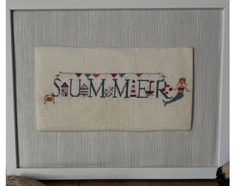 CROSS STITCH PDF Summer by The Queen Bee Handmade