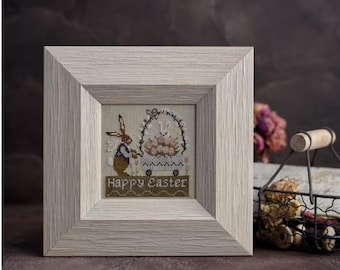 CROSS STITCH PDF Happy Easter and Easter Bunny by Stitches Through the Years - Includes Two Downloads - Easter Download