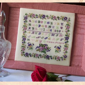CROSS STITCH PDF Emma Ponqon by Reflets de Soie