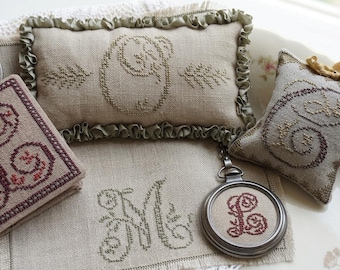 Lovely Letters, La-D-Da, Cross Stitch Pattern, Digital Download PDF