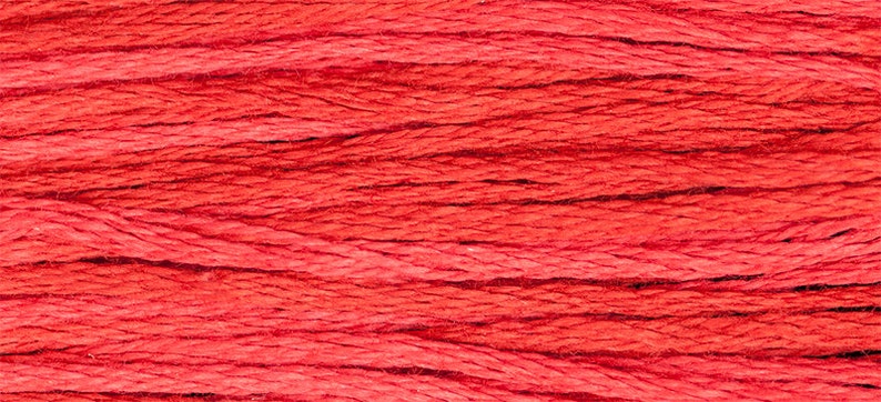 Weeks Dye Works Louisiana Hot Sauce 2266a WDW \u2022 6-Strand Embroidery Floss \u2022 Hand Over Dyed Fibers \u2022 Colorfast