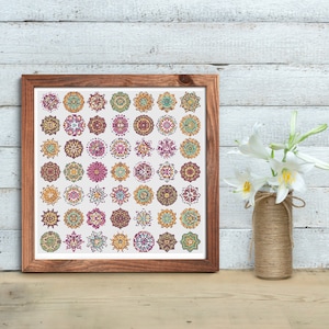 CROSS STITCH PDF Mini Mandala by Counting The Stars