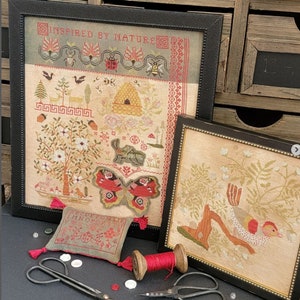 CROSS STITCH PDF Inspired By Nature by Quaint Rose Needle Arts