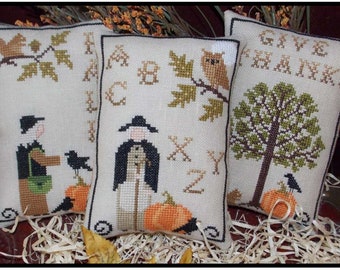 KRUISSTEEK PDF Herfst in New England door Plum Pudding Needle Art