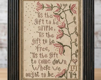 Tis The Gift by La-D-Da Cross Stitch Pattern (PDF Download)