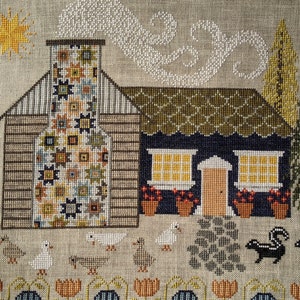 CROSS STITCH PDF Cabin In The Woods by Sarcygurl Designs