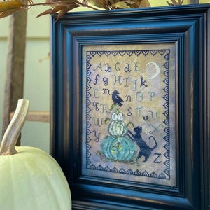 CROSS STITCH PDF Autumn Alphabet by Willow Hill Samplings