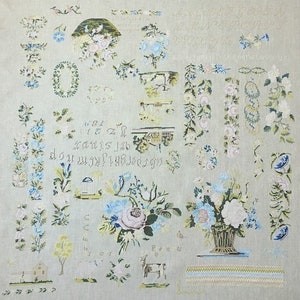 CROSS STITCH PDF Jardins Italiens by Reflets de Soie