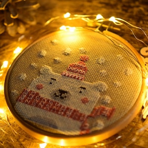 CROSS STITCH PDF Cute Polar Bear by Punochka