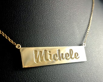 Naambalk, aangepaste naamketting