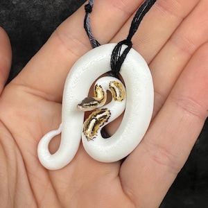Ball python pendant