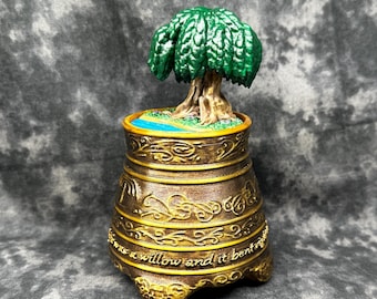 Life was a willow faux snow globe figurine