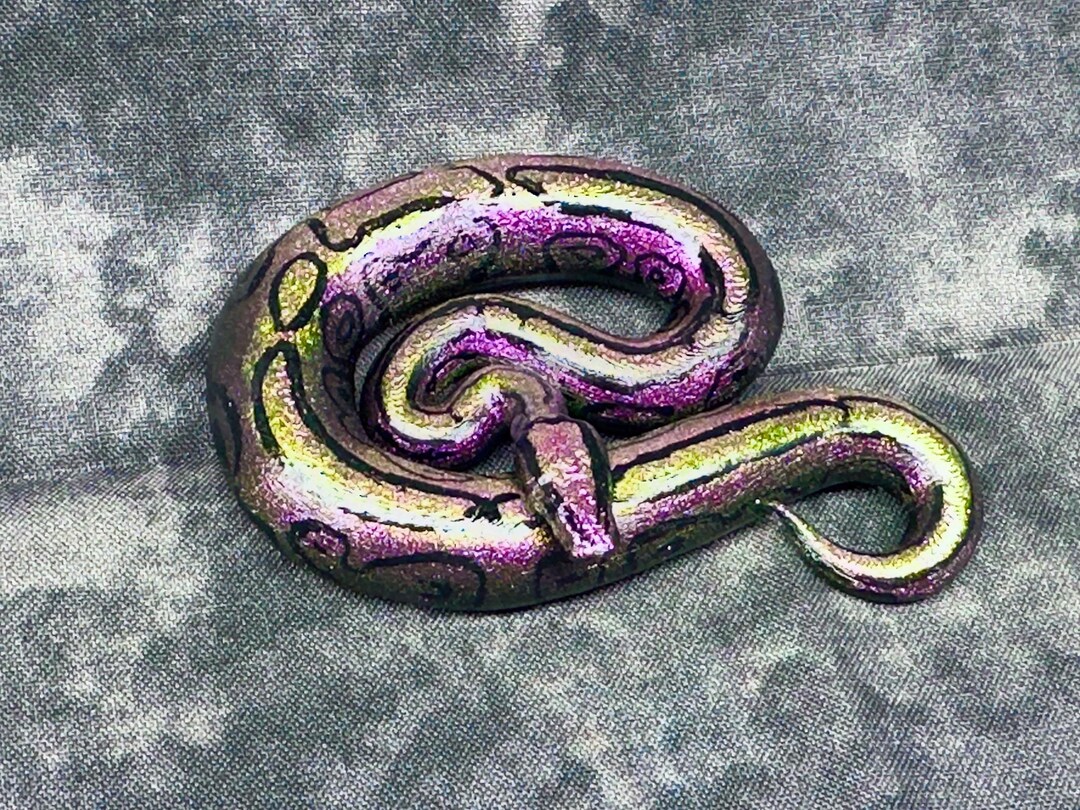 Color Shift Ball Python Figurine - Etsy