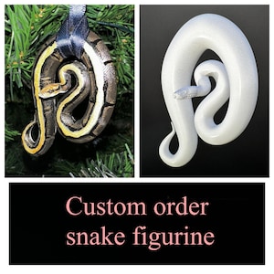 Custom order request snake figurine