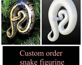 Figurine serpent sur commande