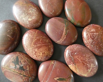 One of a Kind Large 54mm Free Form Picasso Jasper Cabochon