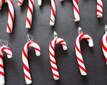 Festive Lampwork Candy Cane Tutorial