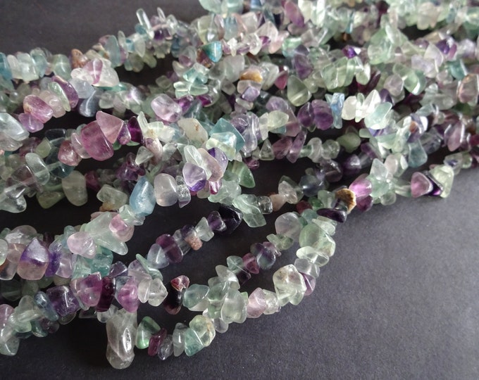 34/'/'~ STRAND ~ NATURAL SHELL ~ CHIP ~DYED BEADS 32/'/' 5~9 MM