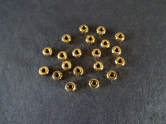 China Factory Yellow Gold Filled Beads, 1/20 14K Gold Filled, Cadmium Free  & Nickel Free & Lead Free, Round 5mm, Hole: 1.4mm in bulk online 