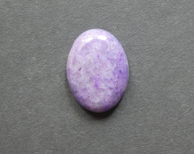30x22mm Natural Calcite Cabochon, Gemstone Cabochon, Purple, Dyed, One of a Kind, Large Oval, Only One Available, Purple Stone,Calcite Stone
