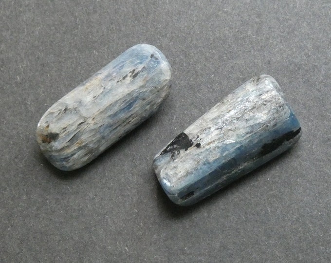 40-43x19-20mm Natural Kyanite 2 Pack, One of a Kind 2 Pack Kyanite, As Pictured Kyanite Stones, Large Kyanite, Set of Two, Unique Kyanite