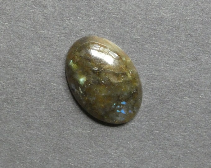 25x18x6mm Natural Labradorite Cabochon, Oval, One of a Kind, Gemstone Cabochon, As Seen in Image, Only One Available, Iridescent Labradorite