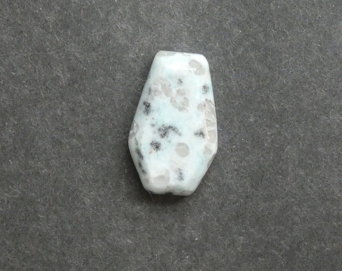 30x19mm Natural Sesame Jasper Cabochon, One of a Kind, Large Hexagon, Only One Available, Gemstone Cabochon, Unique Sesame Jasper Cabochon