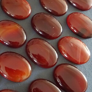 40x30x7mm Natural Carnelian Gemstone Cabochon, Oval Cabochon, Polished Gem, Red Carnelian, Natural Stone, Extra Large Focal, Grade AB